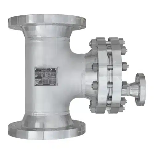 Stainless steel protective screen DN200 as strainer element for the T-type strainer in steam and condensate lines