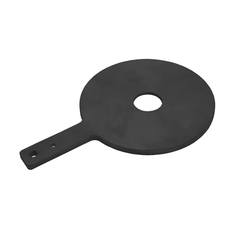 Restriction orifice plate in carbon steel 1.0425 with handle as an economical alternative to stainless steel