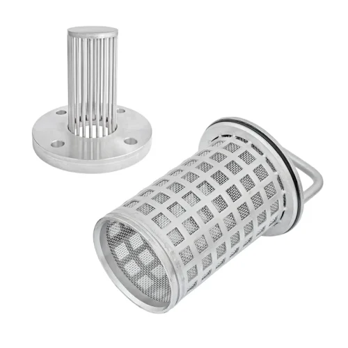 Industrial screens as replacements for other manufacturers' strainers, replicated to the dimensions of the old part