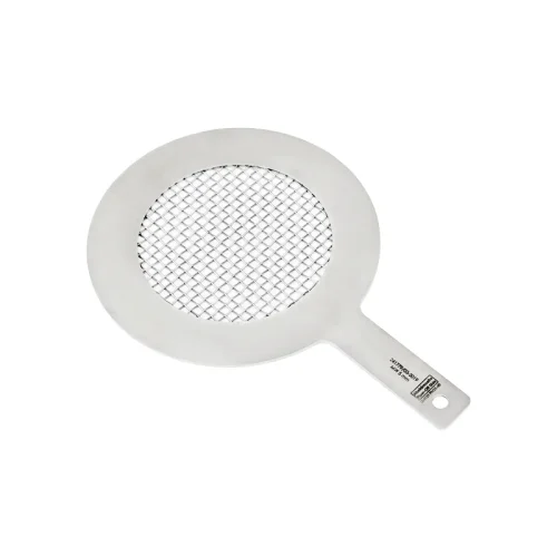 Flat plate strainer in stainless steel as a temporary strainer: flat screen ring with wire mesh in the required mesh size, inserted between the flanges