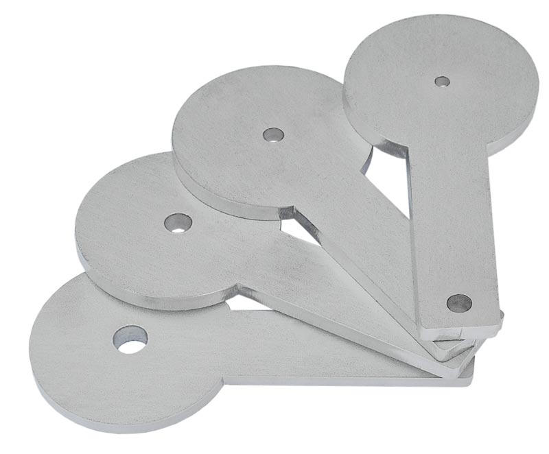 Stainless steel restriction orifice plates used as restriction orifices in various diameters, nominal sizes and pressure ratings